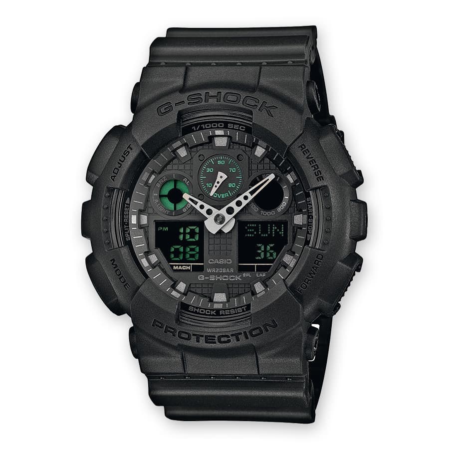 Jam Tangan CASIO G-SHOCK GA-100MB-1ADR/100CF-8ADR/100-1A4DR/100-1A1DR Original