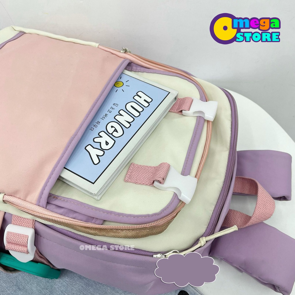 [O&amp;S] Tas Ransel Anak Sekolah Wanita Terbaru Backpack laptop Korea-OS219