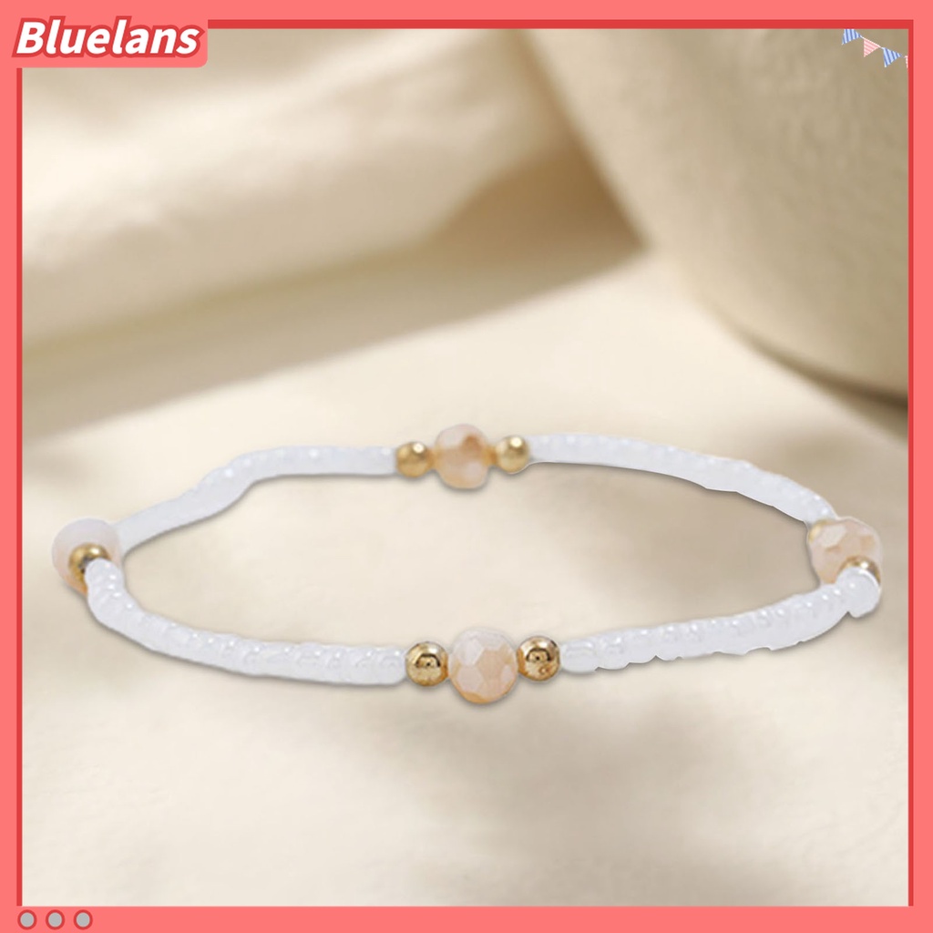 5 Pcs Gelang Elastis Bahan Alloy Warna Gold Silver Untuk Wanita