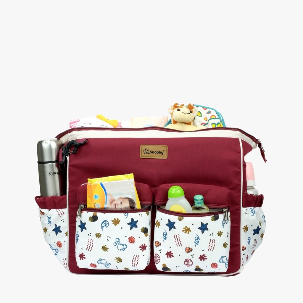 Snobby Tas Bayi Besar Double Saku Print Beach Series - TPT 7171