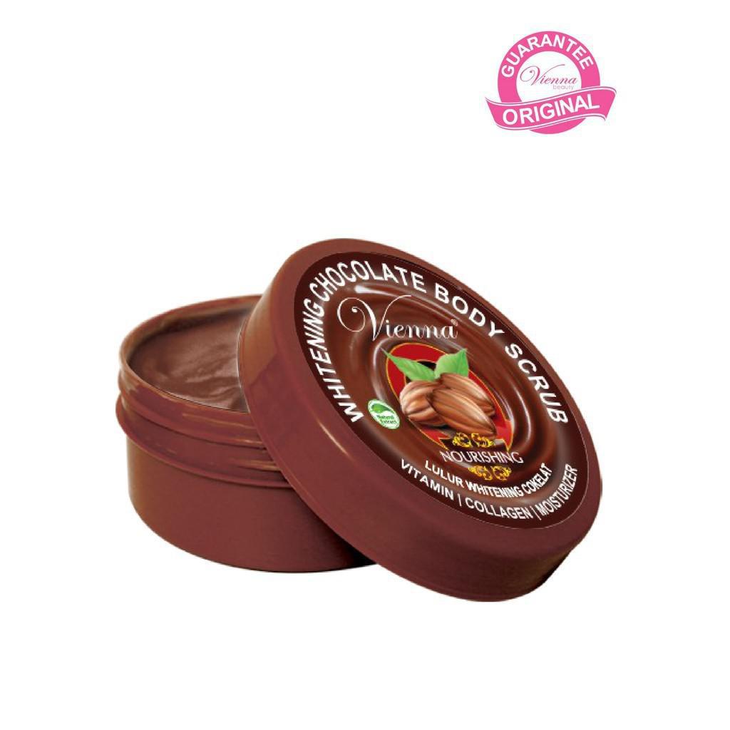 Vienna Skin Food Glowing Body Scrub Rose Milk &amp; Honey Chocolate