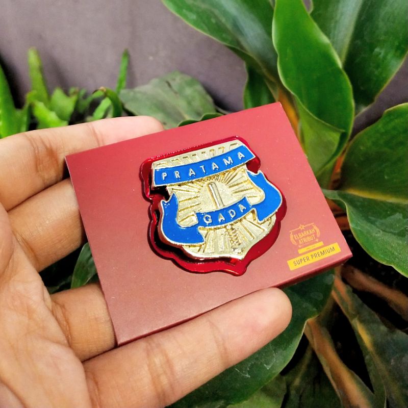 pin gada pratama lapis akrilik terbaru /pinsatpam security [100%original]