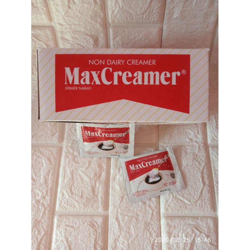 Jual Max Creamer 3gr Krimer Nabati Harga Per 10 Pcs Shopee Indonesia 0788