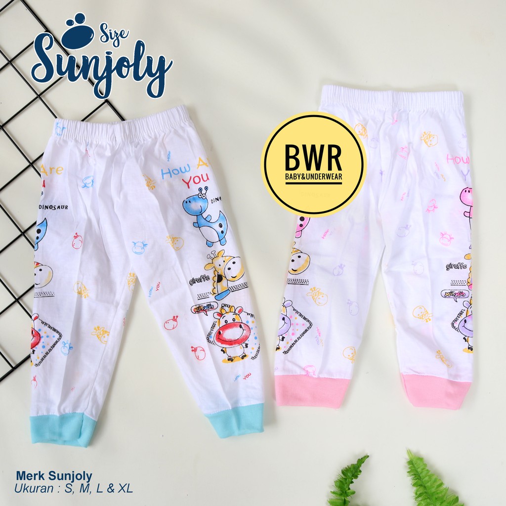 CELANA PANJANG BAYI SUNJOLY WARNA [ II E10 - H10 ] UKURAN | bayi &amp; anak | Celana bayi murah - Bwr