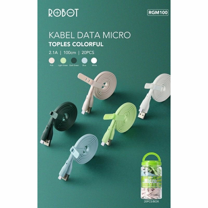 PROMO PERTOPLES ISI 20Pcs KABEL DATA ROBOT RGC100  TYPE C