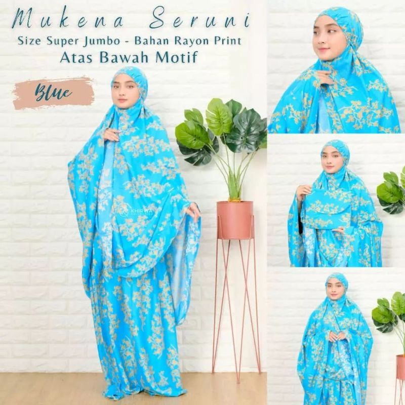 MUKENA BALI SERUNI JUMBO RAYON DEWASA REMAJA ADEM MUKENA BALI JUMBO RAYON