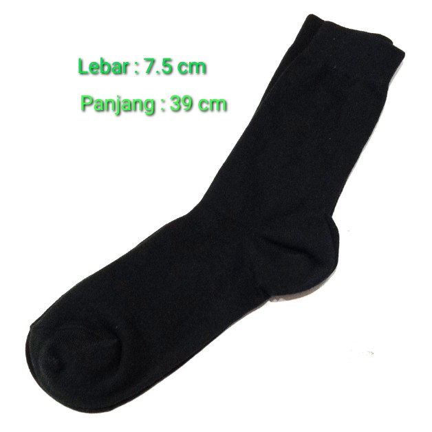 Kaos Kaki Pria Dewasa Polos Bahan Tebal/Kaos Kaki Pria Hitam/Kaus Kaki Pria Dewasa