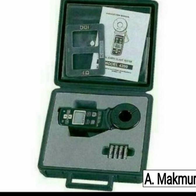 Kyoritsu 4200 Digital Earth Clamp Tester Tang Ampere Grounding Ori