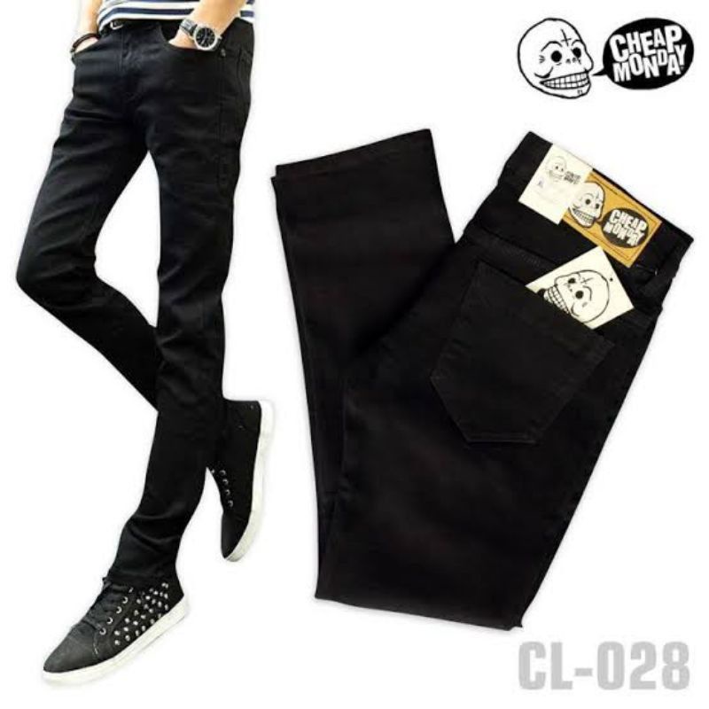 Celana Panjang Soft Jeans Cheap Monday Slim fit BM Original Murah Meriah