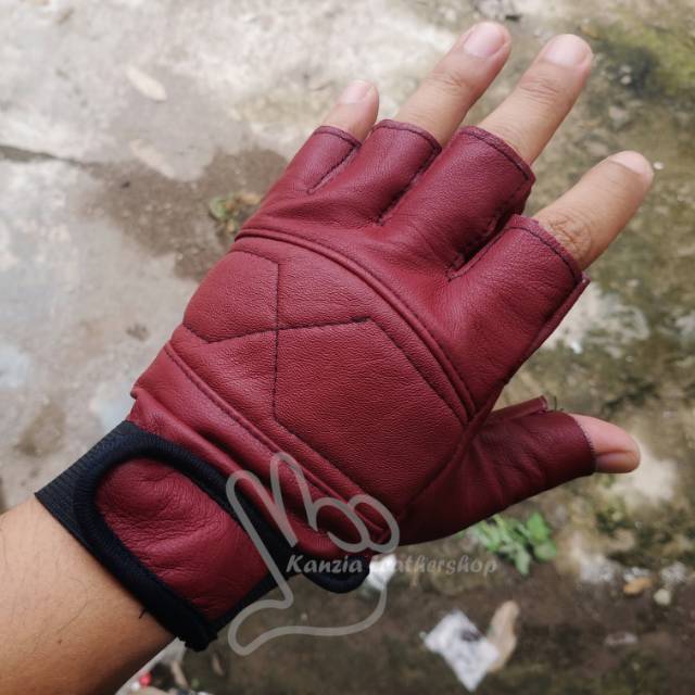 Sarung tangan kulit asli