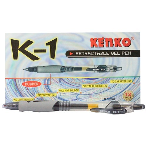 

Pulpen Kenko K-1 Retraceable Pen,Pulpen Gel Kenko