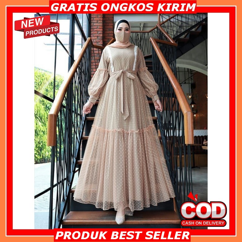 Nurin Gamis Nabila Maxy Murah Gamis Polos Remaja Modern Gamis Wanita Elegan Gamis Hitam Jumbo Gamis 