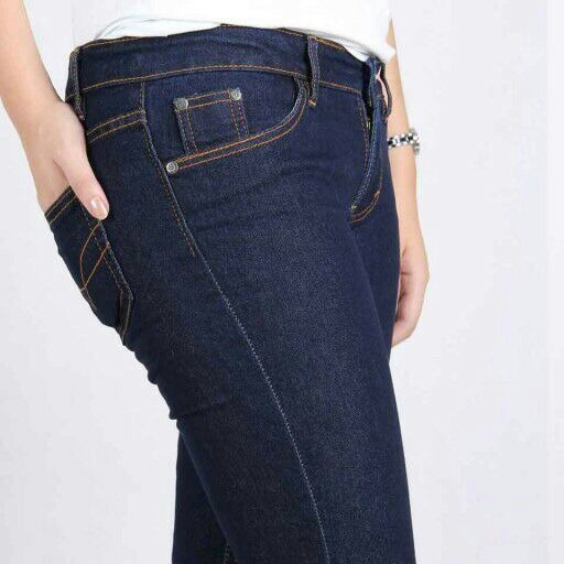 SumberRejekiJeans Celana  Jeans WANITA  Panjang Garment 