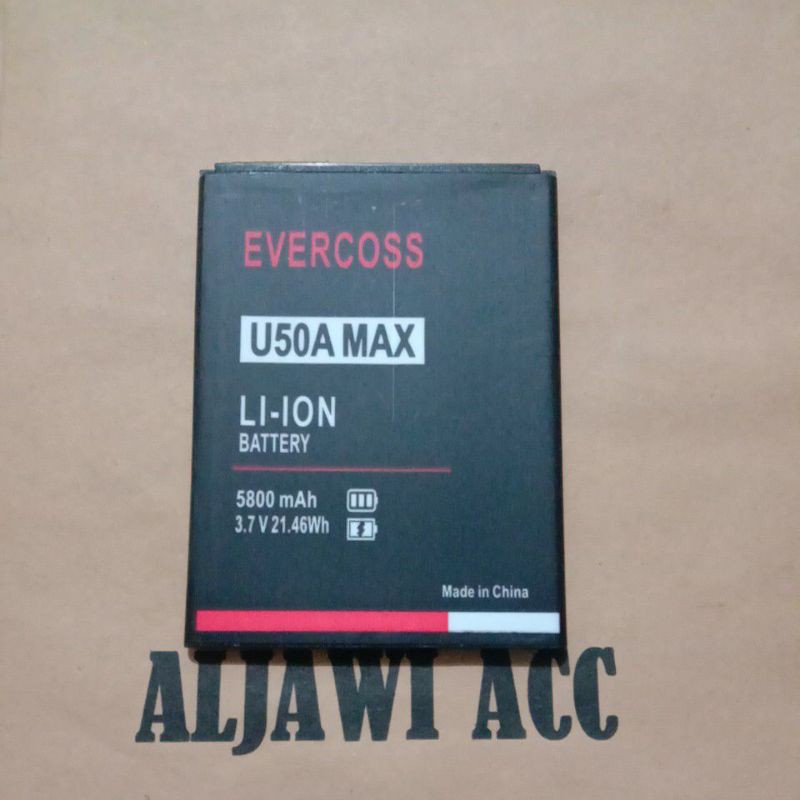 BATERAI BATTERY CROSS EVERCOSS U50A MAX ORIGINAL BATTERY