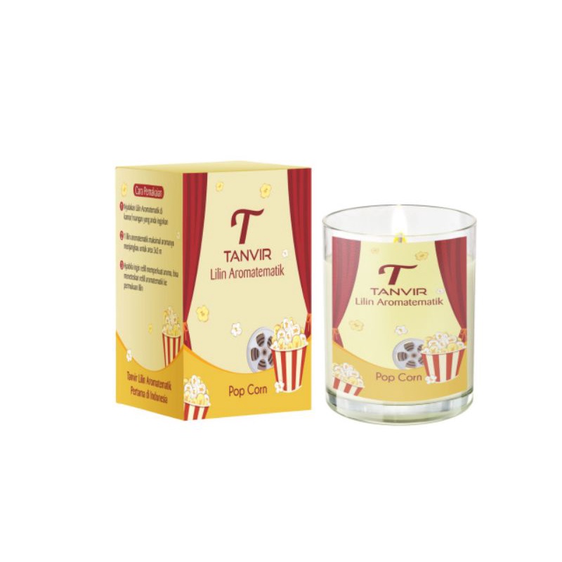 Tanvir lilin aromaterapi aesthetic 60gram souvenir lilin wangi candle