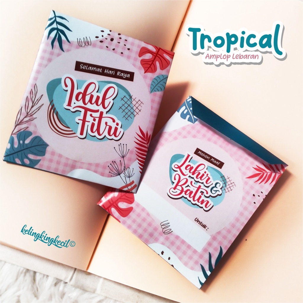 

AMPLOP LEBARAN 2025 - TROPICAL KECIL