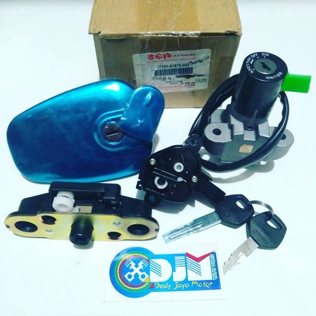 KUNCI KONTAK ASSY THUNDER 125 PRODUK ASLI SUZUKI SGP 100% 37101-01870-000