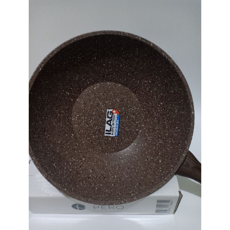 PERO Basic Wok Pan 28cm | Biogranit | Diskon | Original Wok Pan Wajan Granit Murah