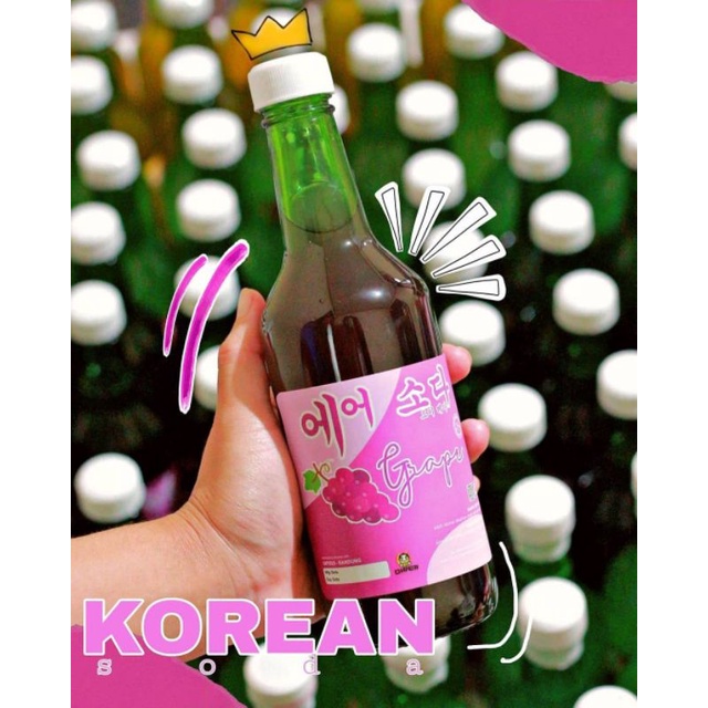 

Soju/sparkling water - halal - korean food