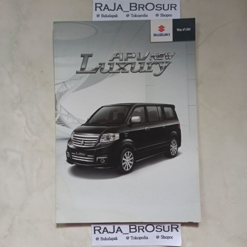 Poster brosur Suzuki APV New Luxury