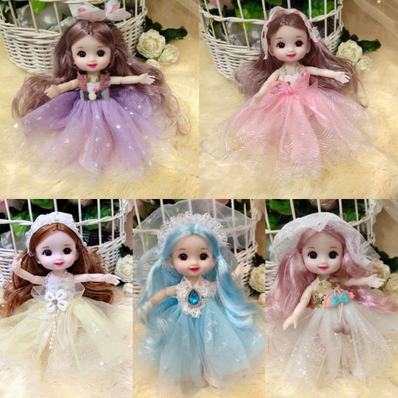 New Boneka BJD Tertawa Cantik Full Aksesoris Mewah Rambut Super Panjang