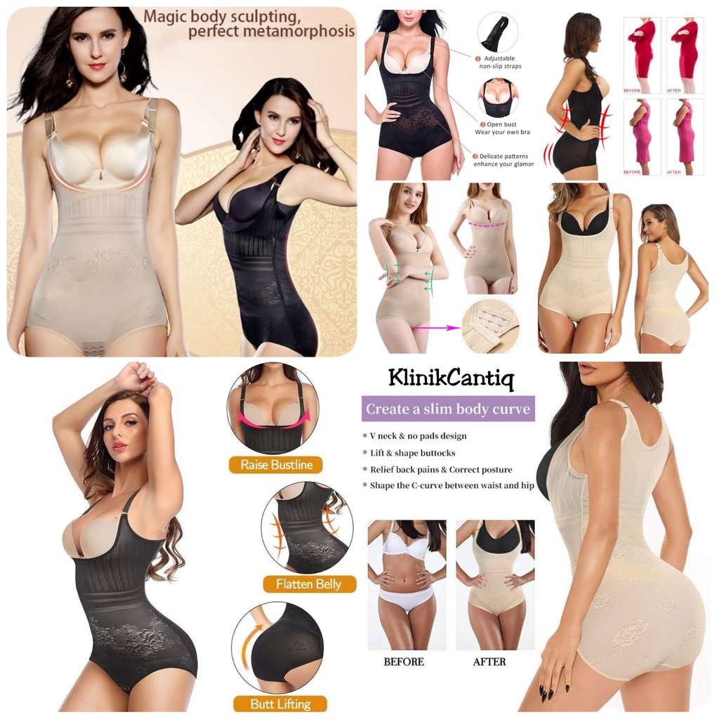 Slimming Suit Full Body Shaper Premium Corset Korset Pelangsing Tubuh