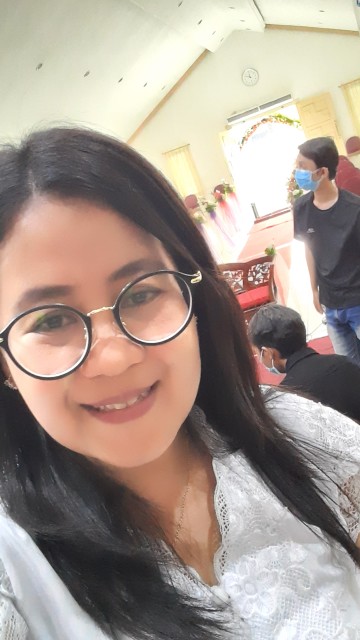 Promo Kebaya Lengan Pendek Tulip Silky  Kombinasi Brukat Motif Batik