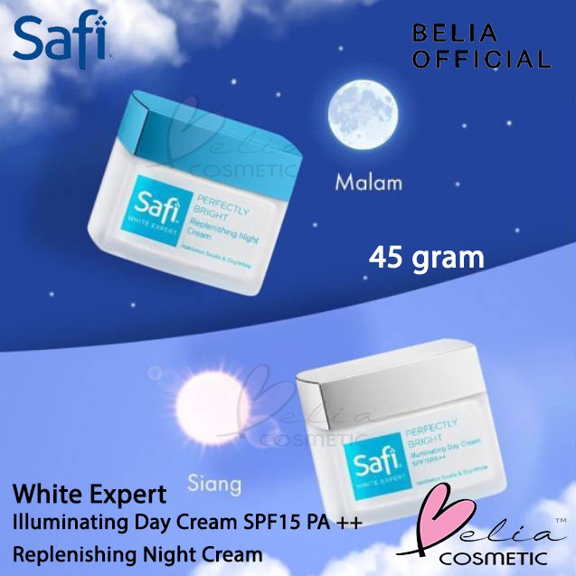 ❤ BELIA ❤ SAFI White Expert Series | Day Night Cream 25 45g | Toner | Cleanser | Essence Oil Acne