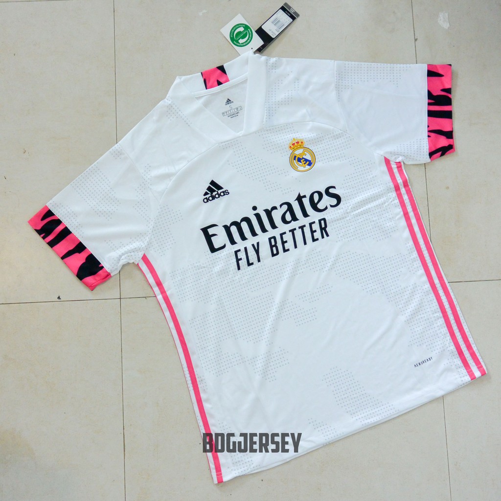 Jersey baju  bola  Real  madrid  home leaked 2021  2021 grade 