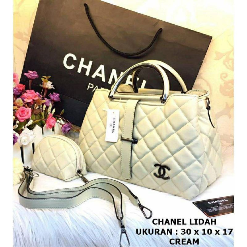 TAS CHANNEL LIDAH IMPORT KUALITAS PREMIUM
