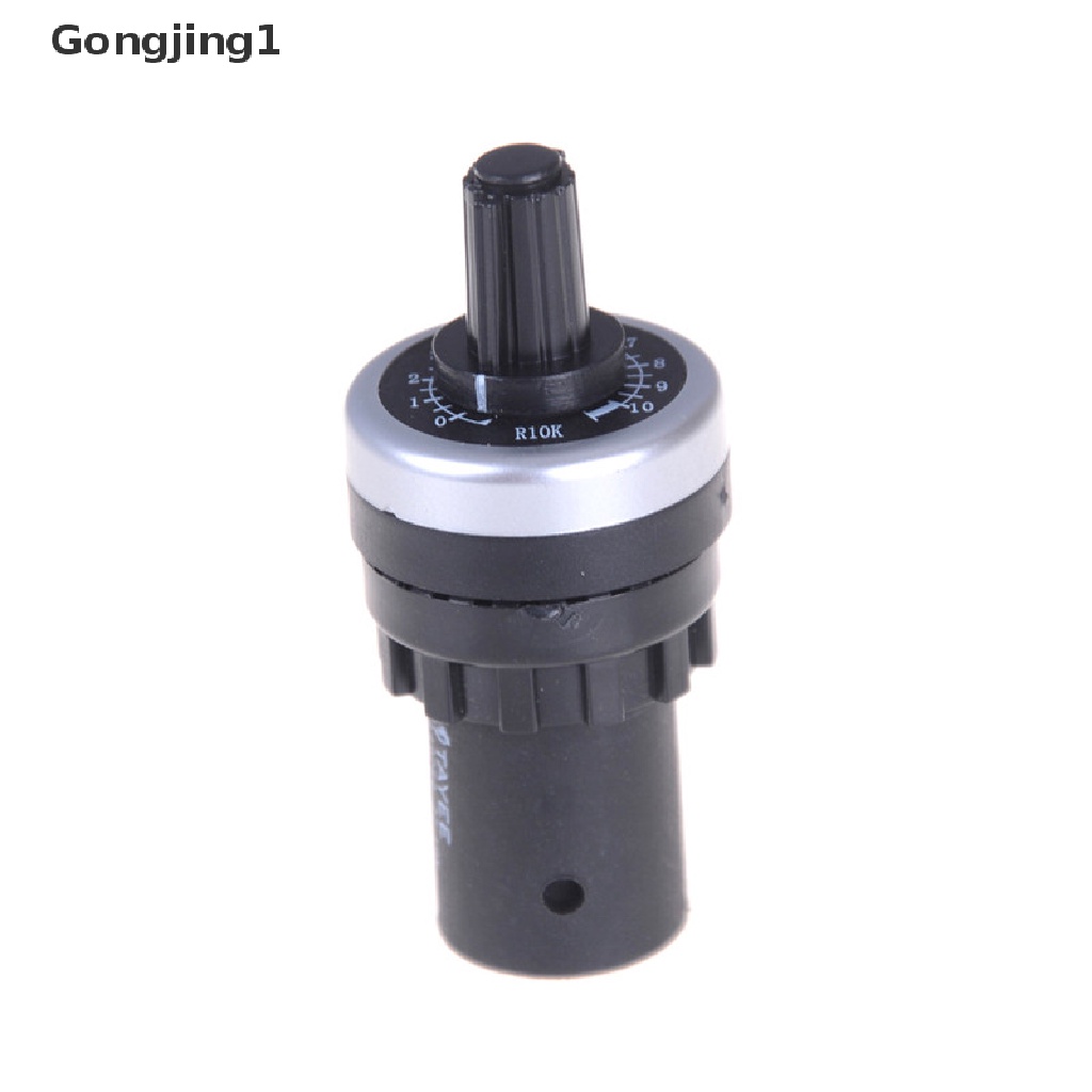 Gongjing1 Inverter Potentiometer 10K LA42DWQ-22 Diameter 22mm Warna Hitam