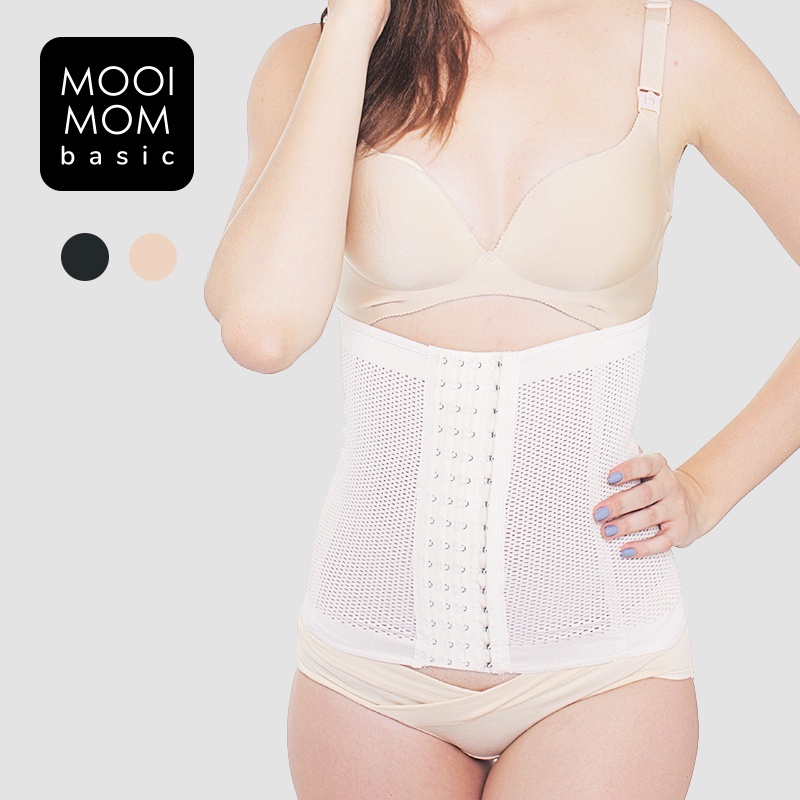 TERLENGKAP MOOIMOM Bamboo Postpartum Belly Band - Korset Melahirkan Normal &amp; Caesar