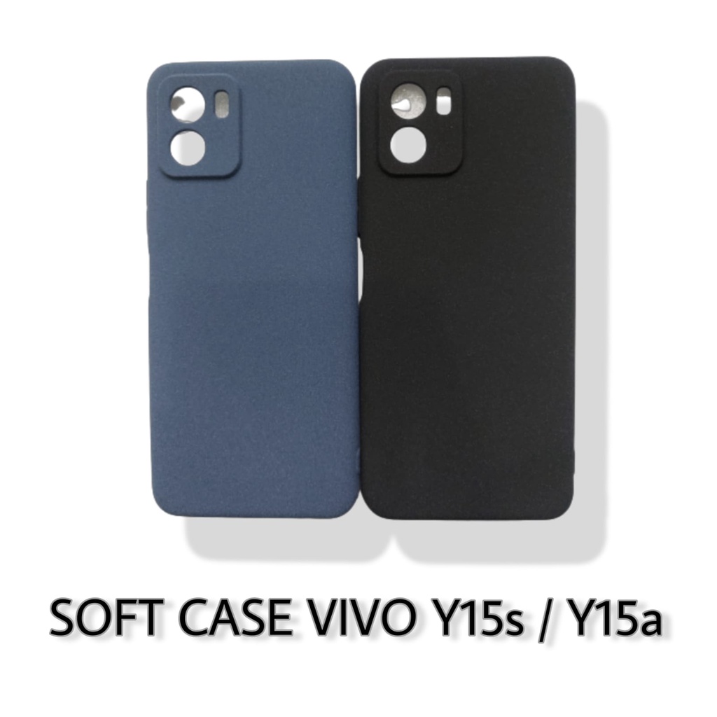 Soft Case Vivo Y15s / Vivo Y15a Case Sandstone Ultra Thin Casing Handphone