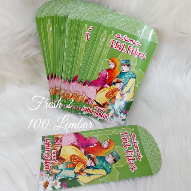 

Angpao lebaran dua anak sungkeman 100 lembar / angpao lebaran/amplop lebara