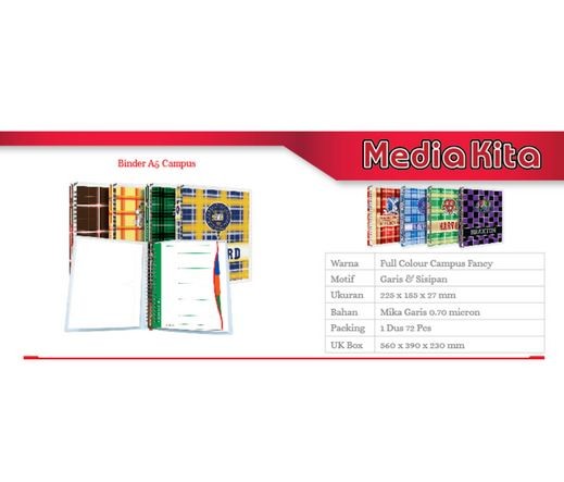 

MEDIA KITA BINDER B5 CAMPUS