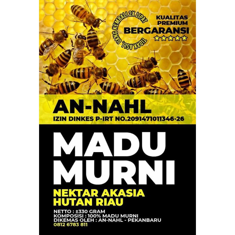 

MADU Hutan Asli Riau Kwalitas Premium isi 1 kg