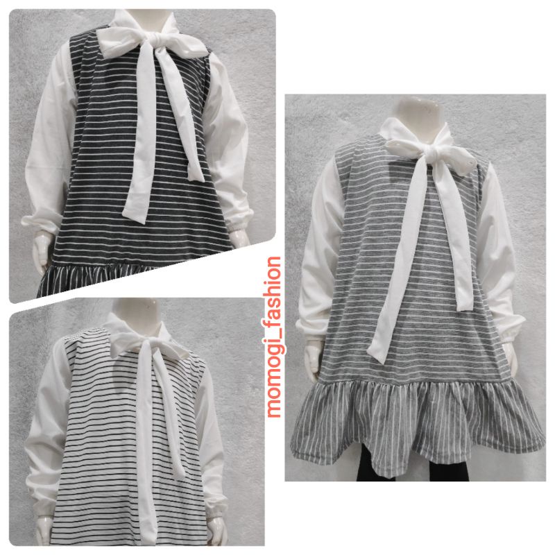 MOMOGI- RESTOCK BEST SELLER TUNIK HANNA / TUNIK ANAK PEREMPUAN KOREAN STYLE / WUDHU FRIENDLY / Usia 4th - 10th