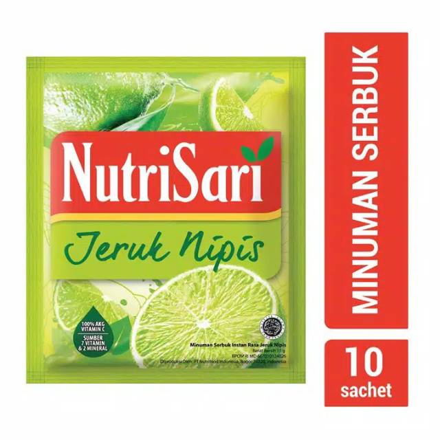 

Nutrisari Jeruk Nipis 10's - tokogrosirkelontong