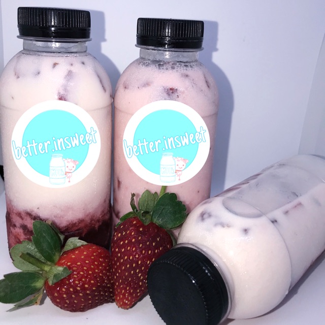 

Fresh Strawberry Milk