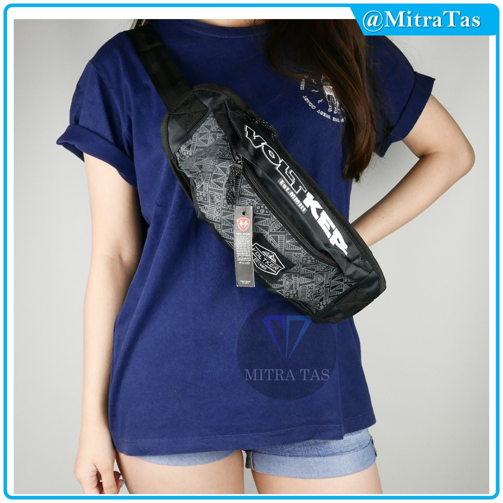 Waist Bag Motif Batik! Keren dan Bahan Bagus!