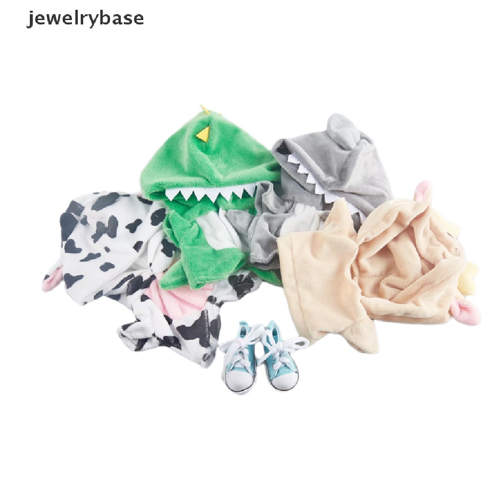 (jewelrybase) Mainan Piyama Onesie Dinosaurus 20cm Untuk Aksesoris Boneka