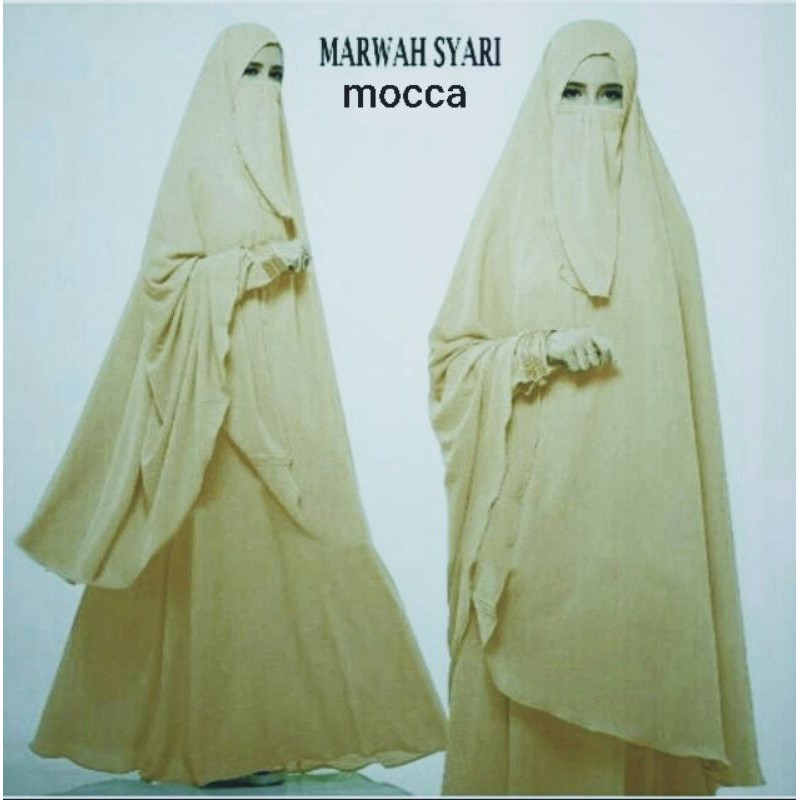 GAMIS SYAR'I MARWAH SET CADAR // GAMIS SET TERLARIS // GAMIS CADAR DAN HIJAB // GAMIS SYARI MARWAH