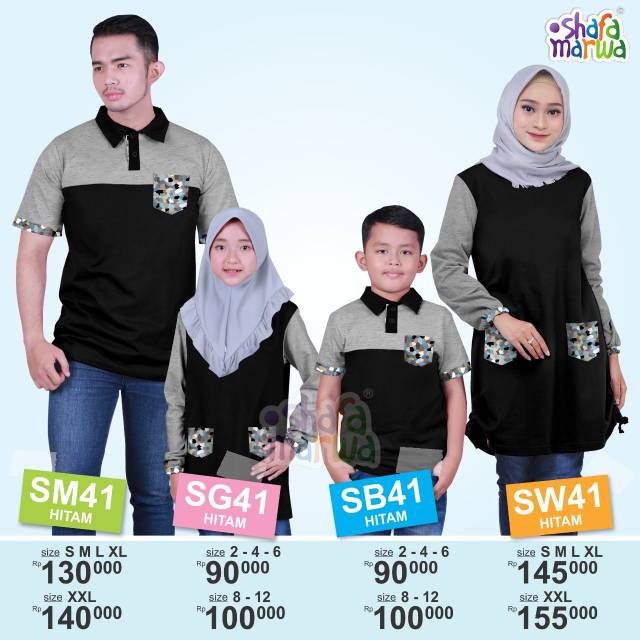 Shafa Marwa 41 -Kaos -Couple -Baju keluarga