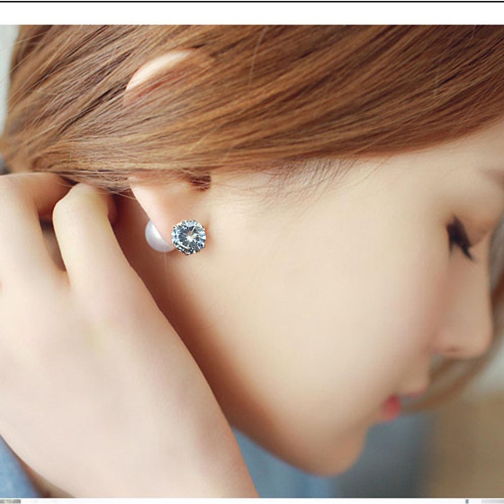 Anting mutiara diamond korean style season 547