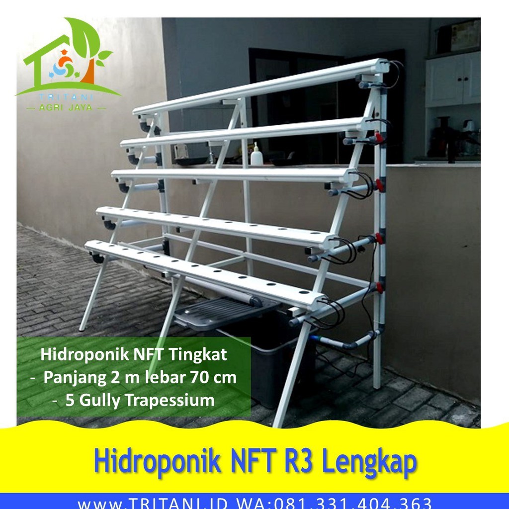 Paket Instalasi Media Tanam Hidroponik R3