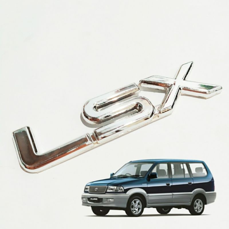 Aksesoris Mobil Logo Emblem Mobil Kijang LGX LSX