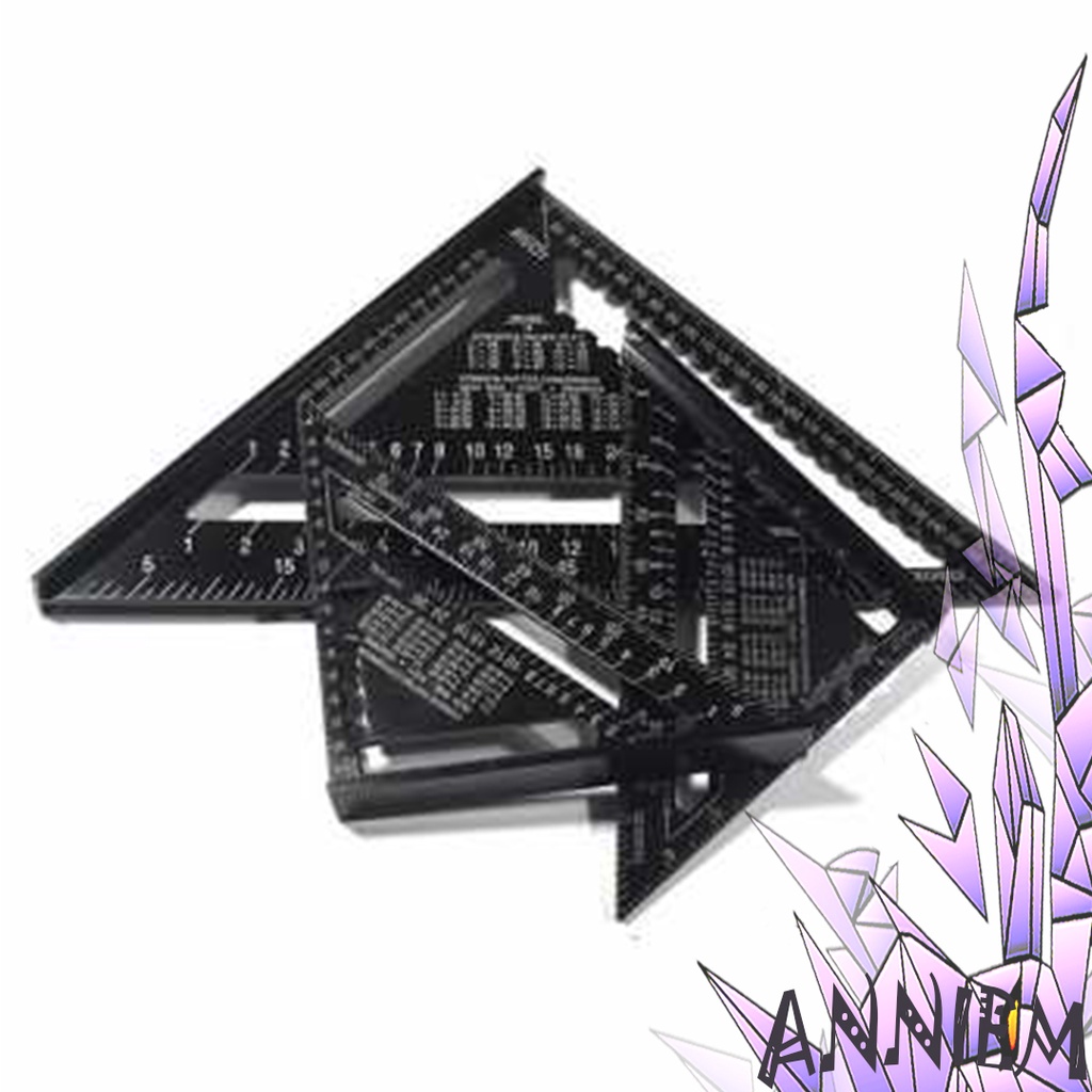 

Penggaris Siku Sudut Mistar Triangle Ruler Aluminium 7 inch 90 derajat Multifungsi Tukang Sekolah