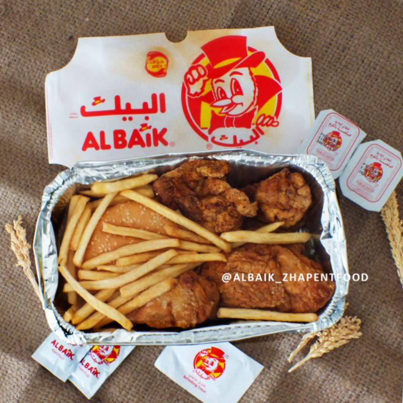 Albaik Chicken Meal (Albaik From Saudi Arabia) - Ayam Albaik (Free Kurma/Mamool)