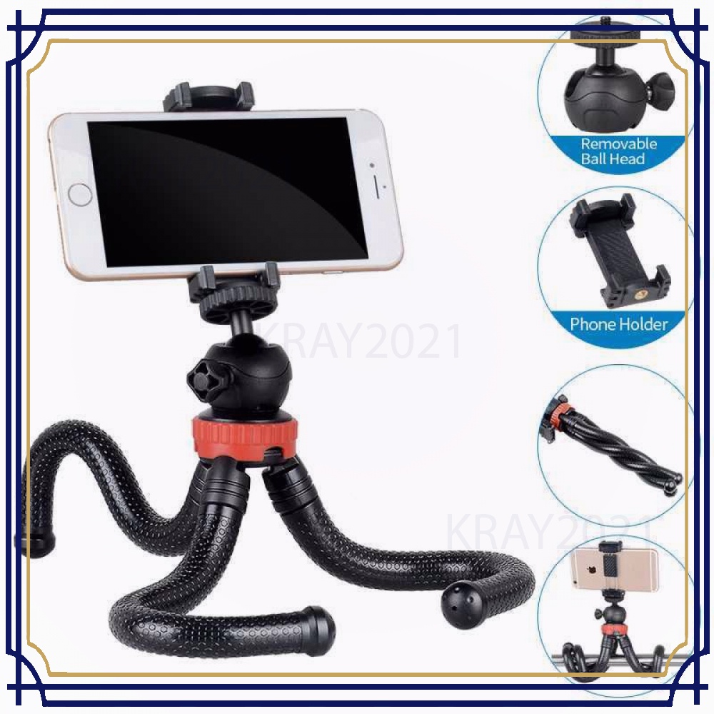 TaffSTUDIO Mini Tripod Flexible Octopus GorillaPod - B07