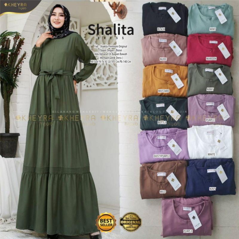 Gamis polos SHALITA ORI KHEYRA